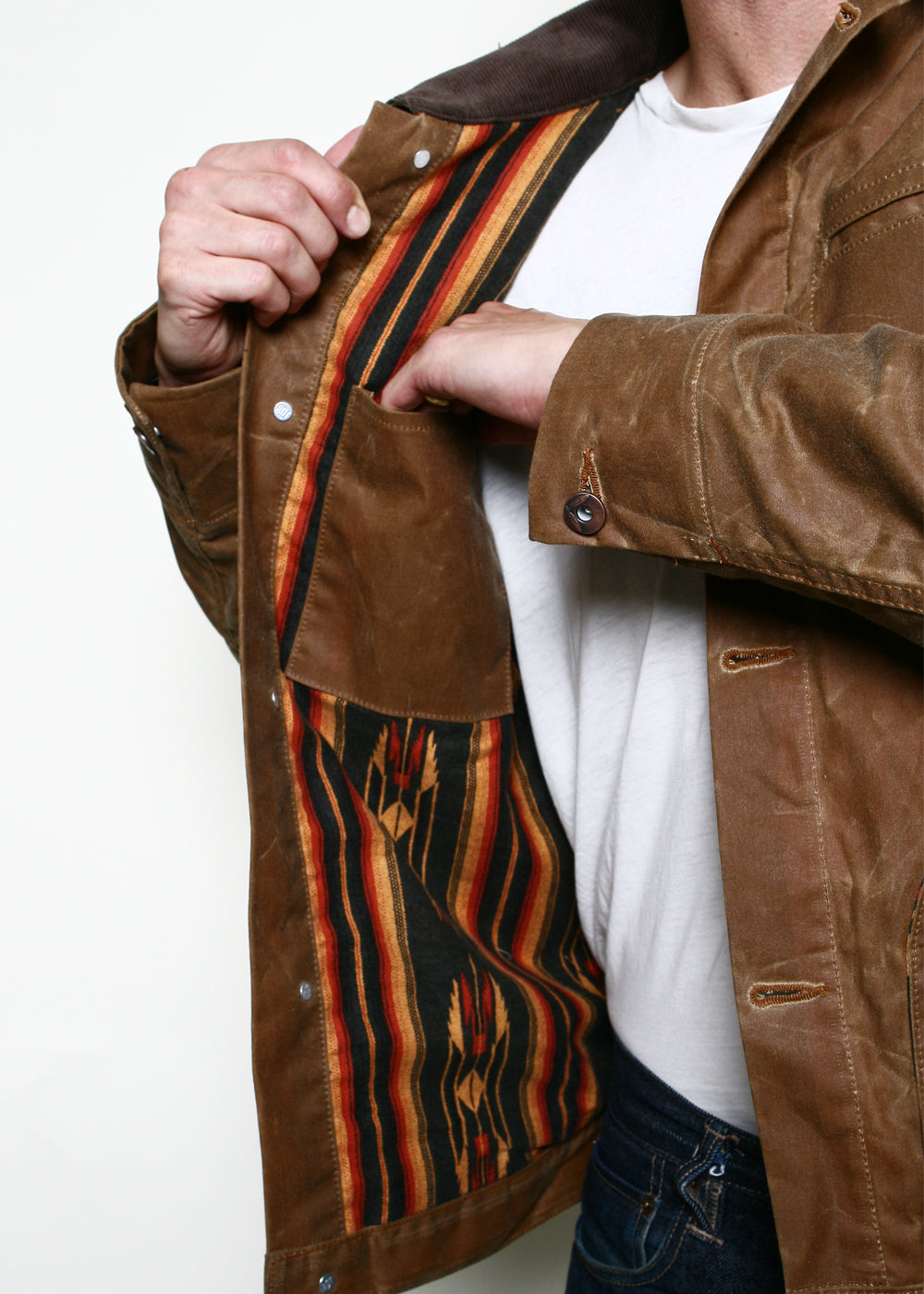 Cord Collar Supply Jacket // Lined Whiskey Ridgeline – Rogue Territory