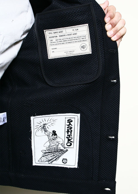 Supply Jacket // 15oz Stealth Sashiko