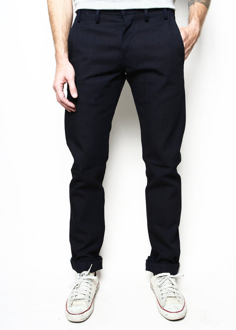  Rogue Territory Indigo Selvedge Canvas Officer Trousers