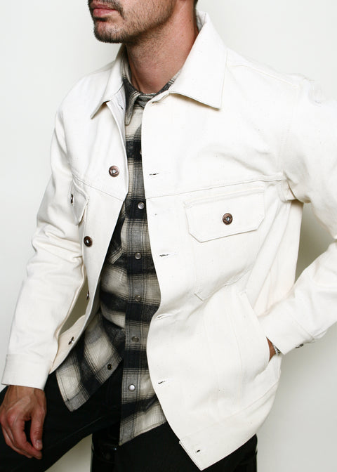 Cruiser Jacket // Ecru 14oz