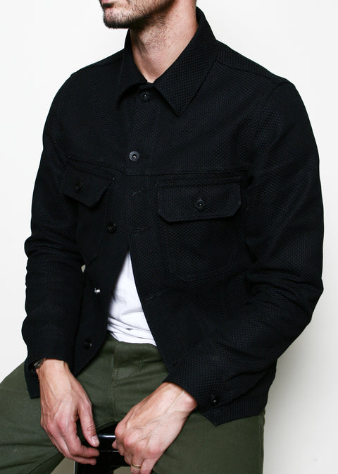 Cruiser Jacket // 15oz Stealth Sashiko
