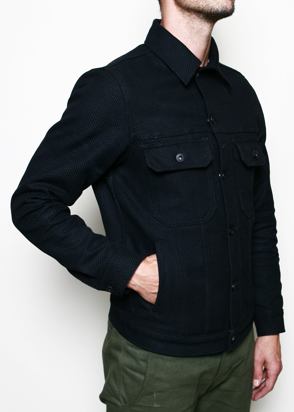 Cruiser Jacket // 15oz Stealth Sashiko – Rogue Territory