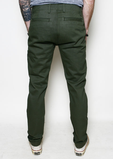  Infantry Pant // Green Selvedge