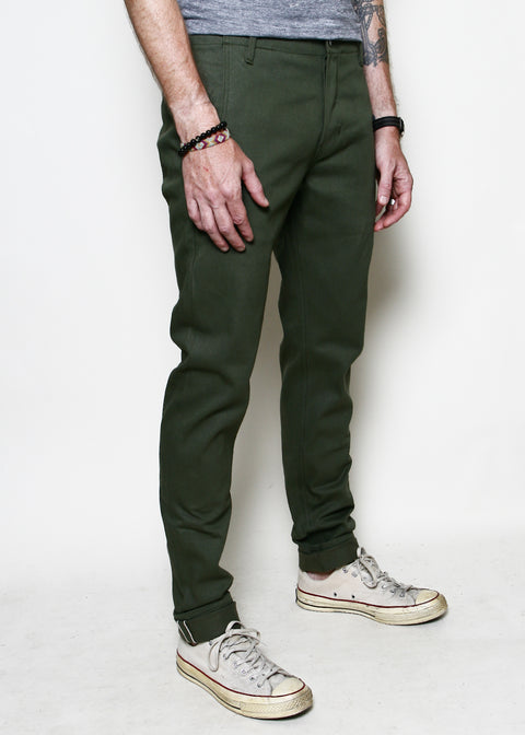 Infantry Pant // Green Selvedge