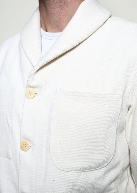  Shawl Collar Supply Jacket // Knit Natural Denim