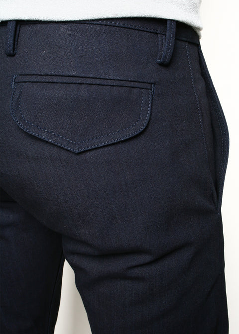 Rogue Territory Indigo Selvedge Canvas Officer Trousers