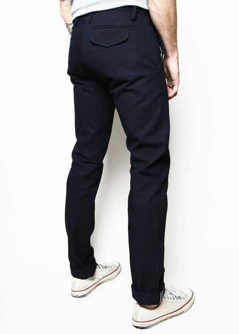 Rogue Territory Indigo Selvedge Canvas Officer Trousers