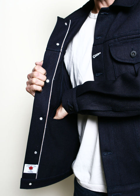  Type III Jacket // 15oz Dbl Indigo Cryptic