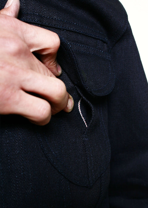 Type III Jacket // 15oz Dbl Indigo Cryptic