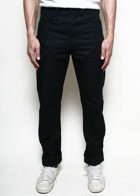 Double Knee Strider // Black Canvas