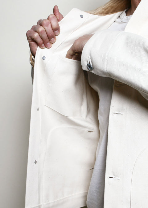  Cord Collar Supply Jacket // 14oz Ecru