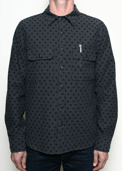 Field Shirt // Black Sashiko Check
