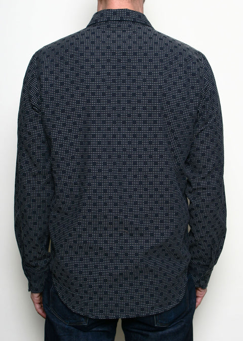  Field Shirt // Black Sashiko Check