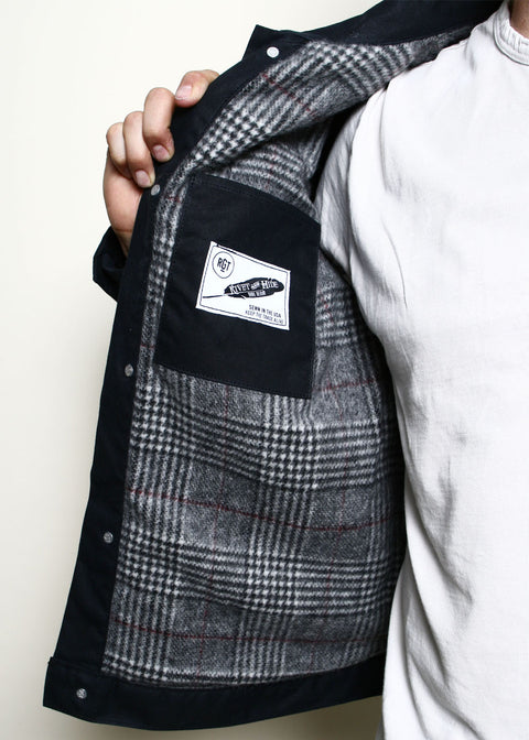  Supply Jacket // Lined Black Ridgeline