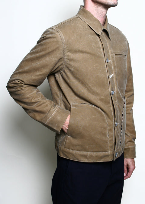  Supply Jacket // Lined Gingham Tan Ridgeline