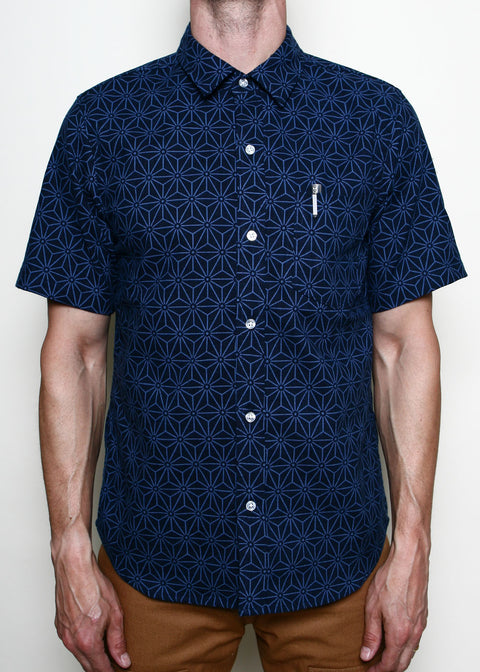 Oxford Shirt // Indigo Asanoha