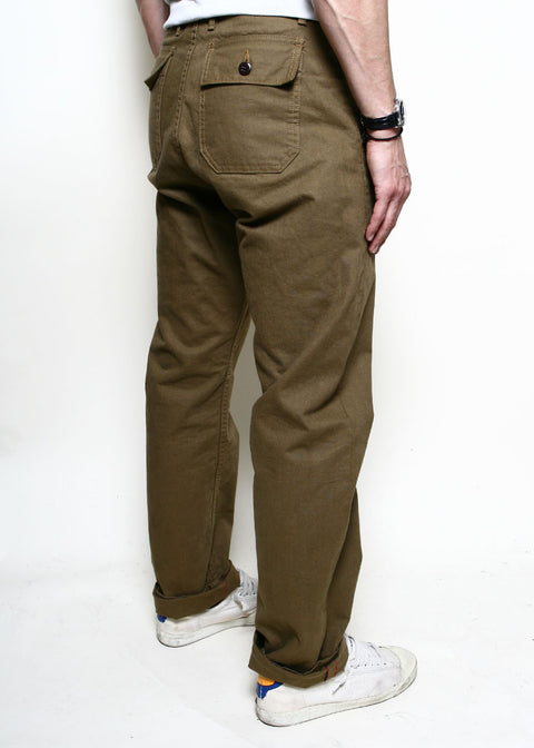  Fatigue Pants // Dyed Canvas Golden Brown