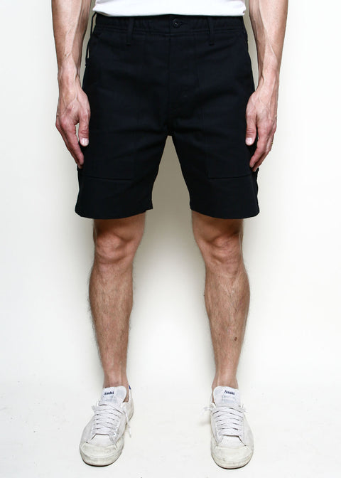 Fatigue Shorts // Black Canvas