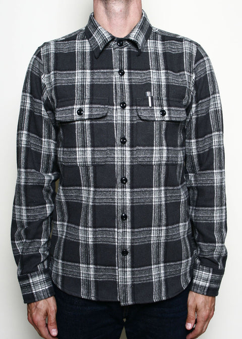 Field Shirt // Grey Plaid Flannel