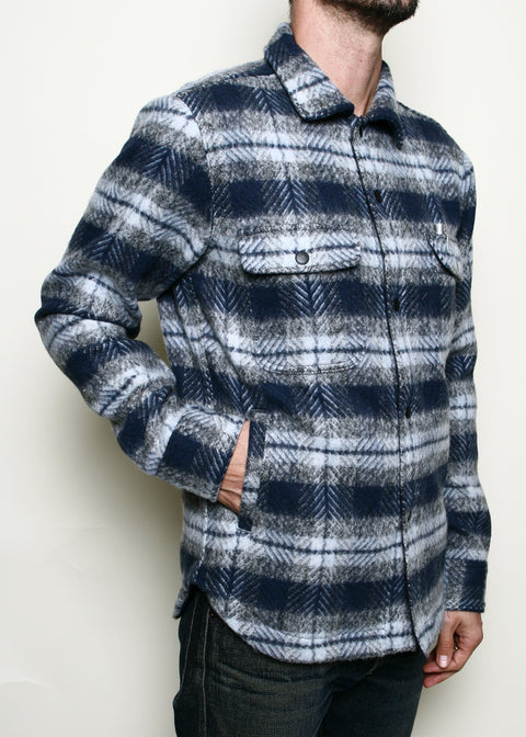 Field Jacket // Blue Wool Plaid