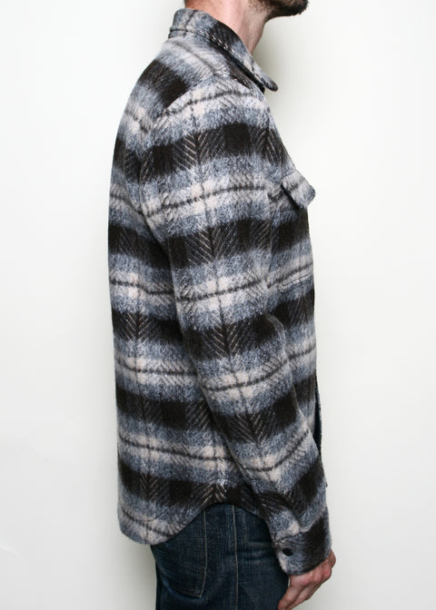  Field Jacket // Brown Wool Plaid