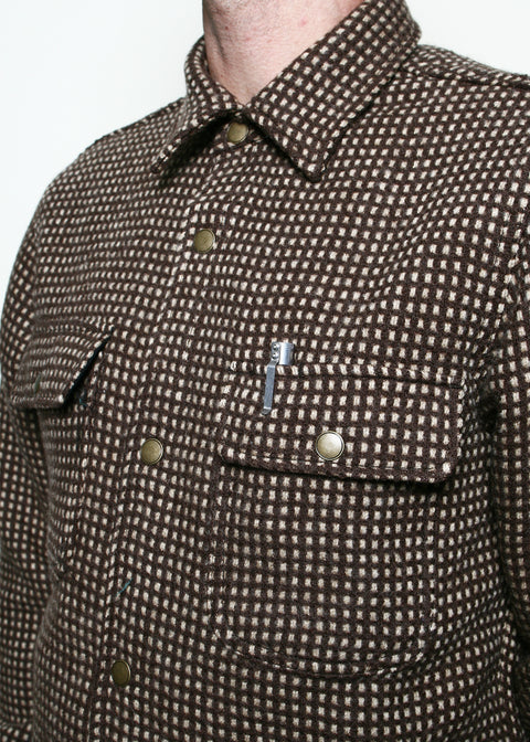  Field Shirt // Wool Dot Brown