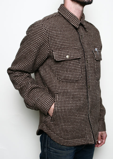  Field Shirt // Wool Dot Brown
