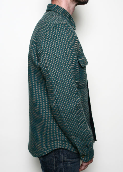  Field Shirt // Wool Dot Green