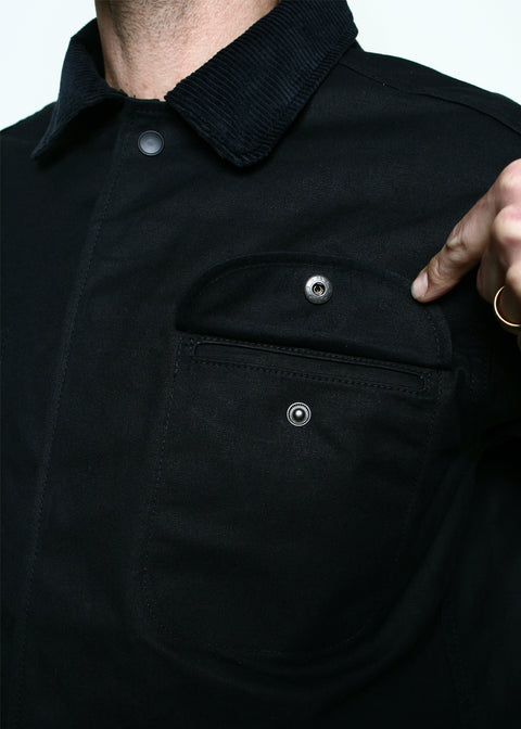  Hunter Supply Jacket // Black Canvas