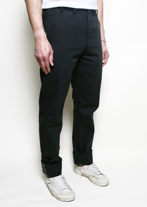 Officer Trousers High // Dark Grey Selvedge