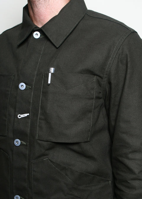  Open Range Jacket // Pine Dry Wax Canvas