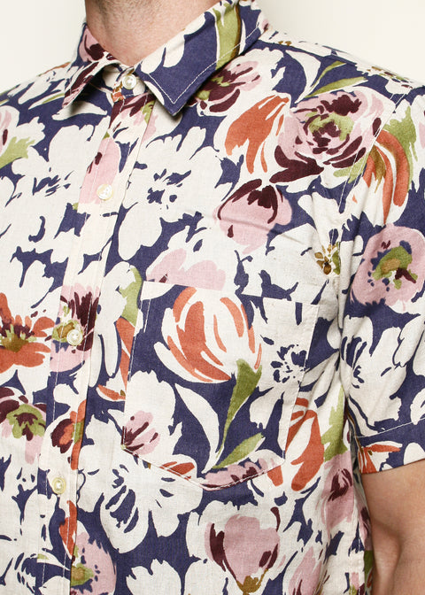 Oxford Shirt // Plum Floral