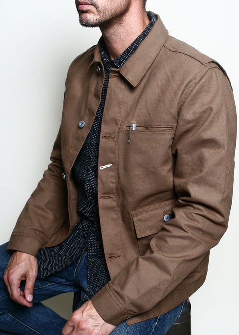  Ranger Jacket // Brown Dry Wax Canvas