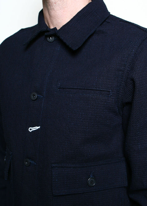  Ranger Jacket // Indigo Sashiko Waffle