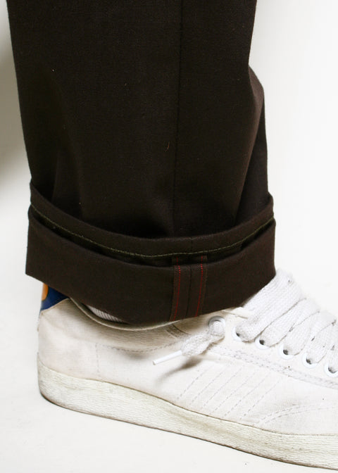  Relaxed Trouser // Brown Selvedge Canvas