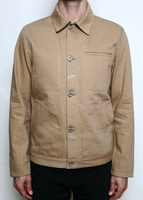 Supply Jacket // Rinsed Tan Denim