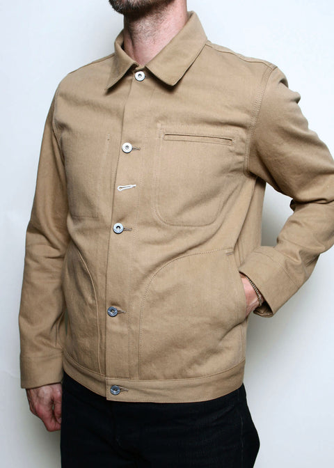Supply Jacket // Rinsed Tan Denim