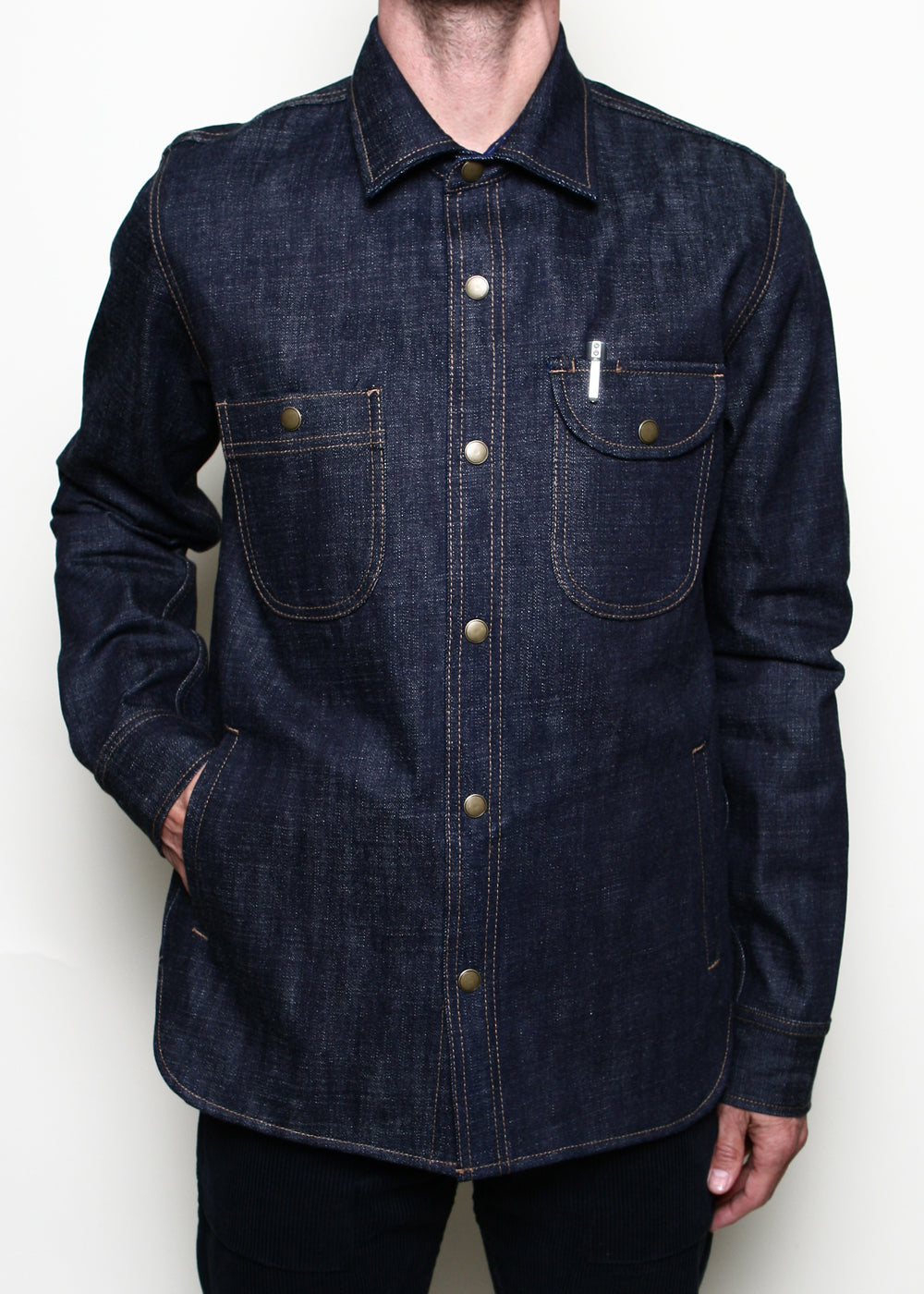 Service Shirt // 13.5oz Cryptic Indigo – Rogue Territory