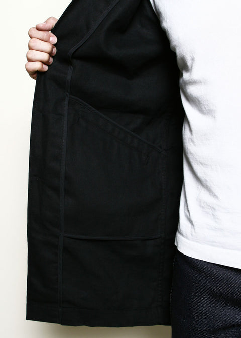  Trench Coat // Black Dry Wax Canvas