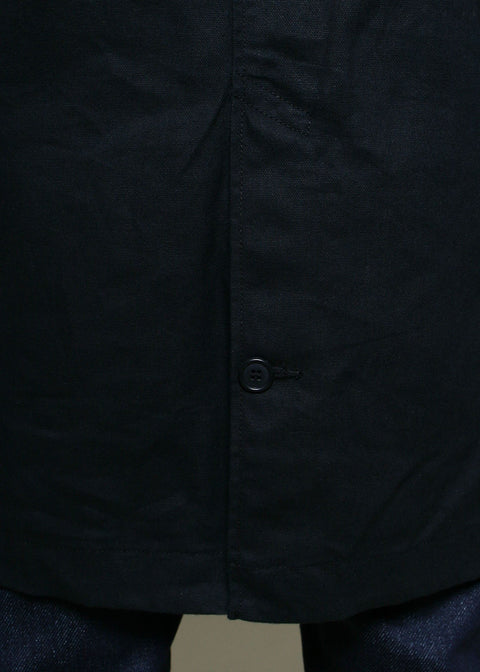  Trench Coat // Black Dry Wax Canvas
