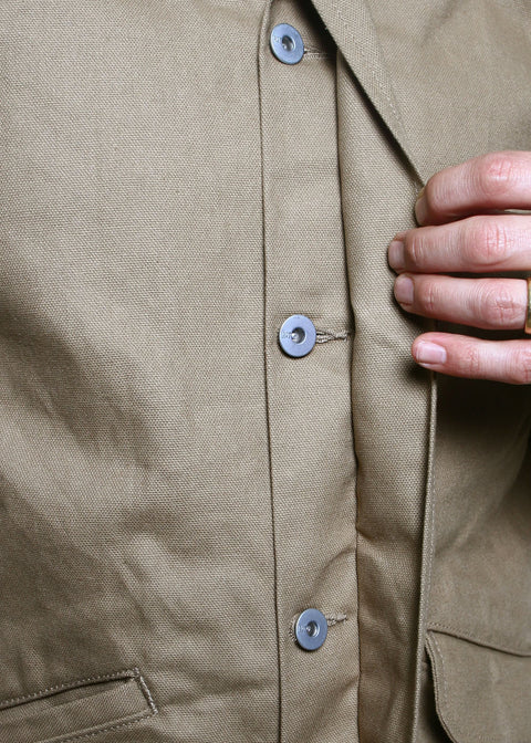  Trench Coat // Khaki Dry Wax Canvas
