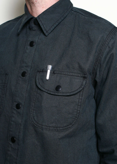 Work Shirt // Dyed Canvas Ash
