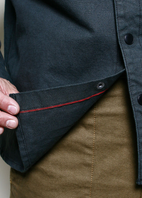  Work Shirt // Dyed Canvas Ash