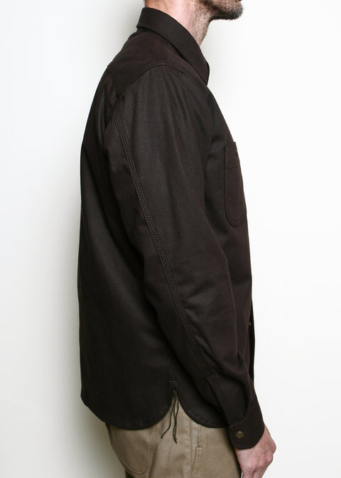  Work Shirt // Brown Selvedge Canvas