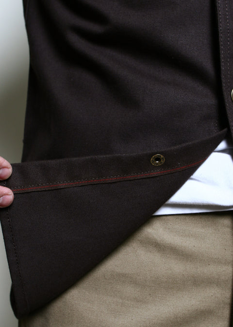  Work Shirt // Brown Selvedge Canvas