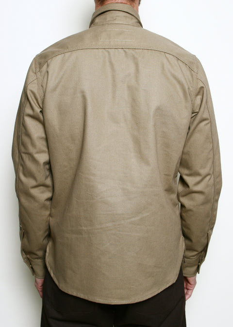  Work Shirt // Khaki Selvedge Canvas