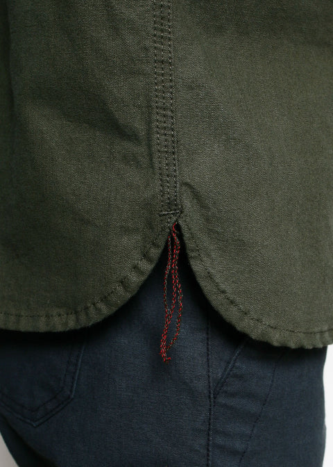  Work Shirt // Dyed Canvas Olive