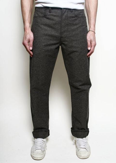 Relaxed Strider // Brown Neppy Herringbone