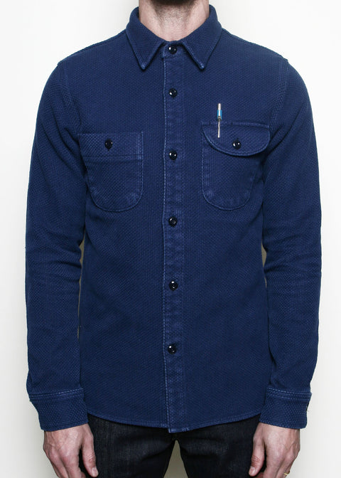 Work Shirt // Dyed Navy Sashiko