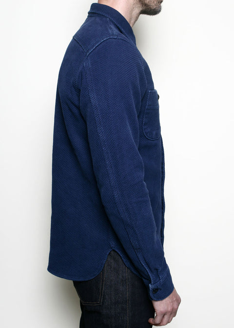  Work Shirt // Dyed Navy Sashiko